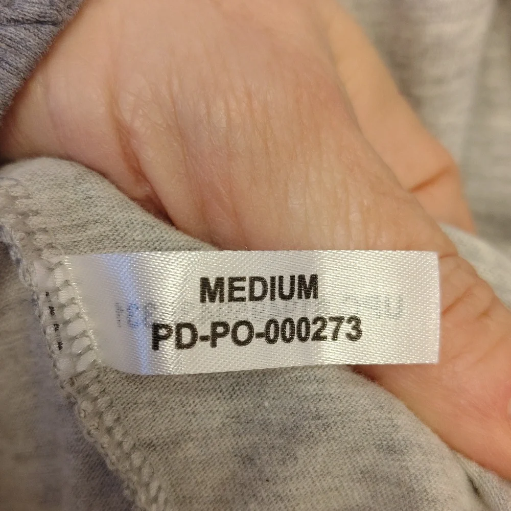Champion Men's Heathered Grey Short Sleeve Tee with Black Accents - Picture 6 of 8